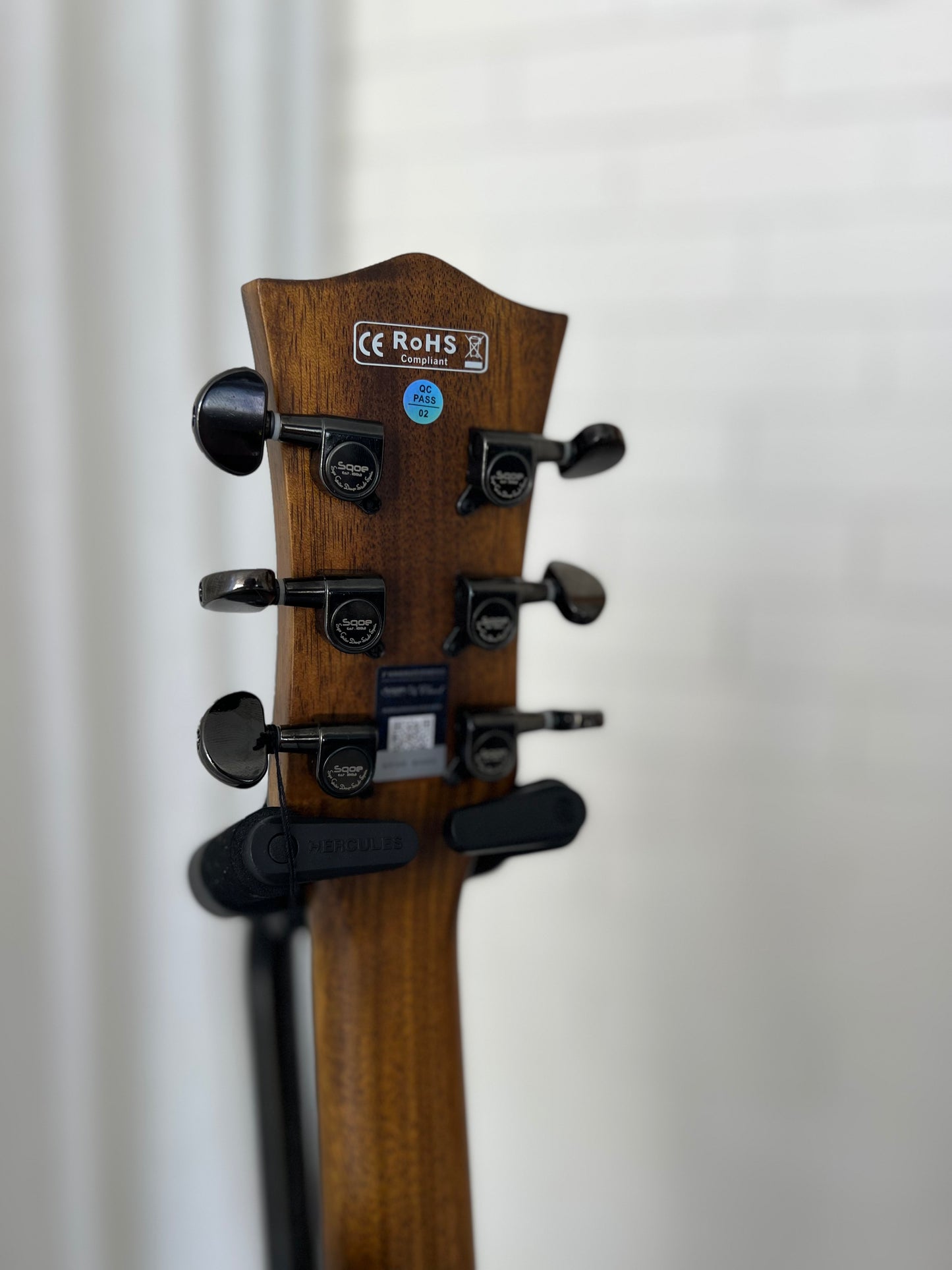 SQOE Dreadnaught Solid Spruce Top Acoustic Guitar