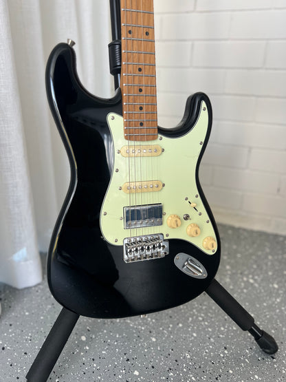 SQOE SEST600 S-Style Electric Guitar with HSS Pickups