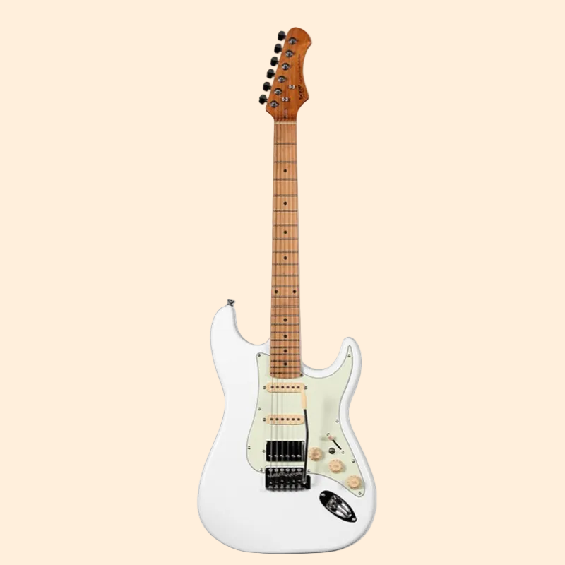 SQOE SEST600 S-Style Electric Guitar with HSS Pickups