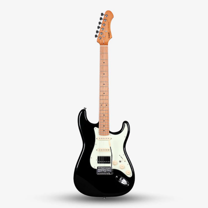 SQOE SEST600 S-Style Electric Guitar with HSS Pickups